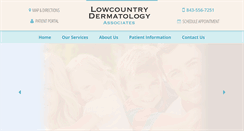 Desktop Screenshot of lowcountrydermatology.com